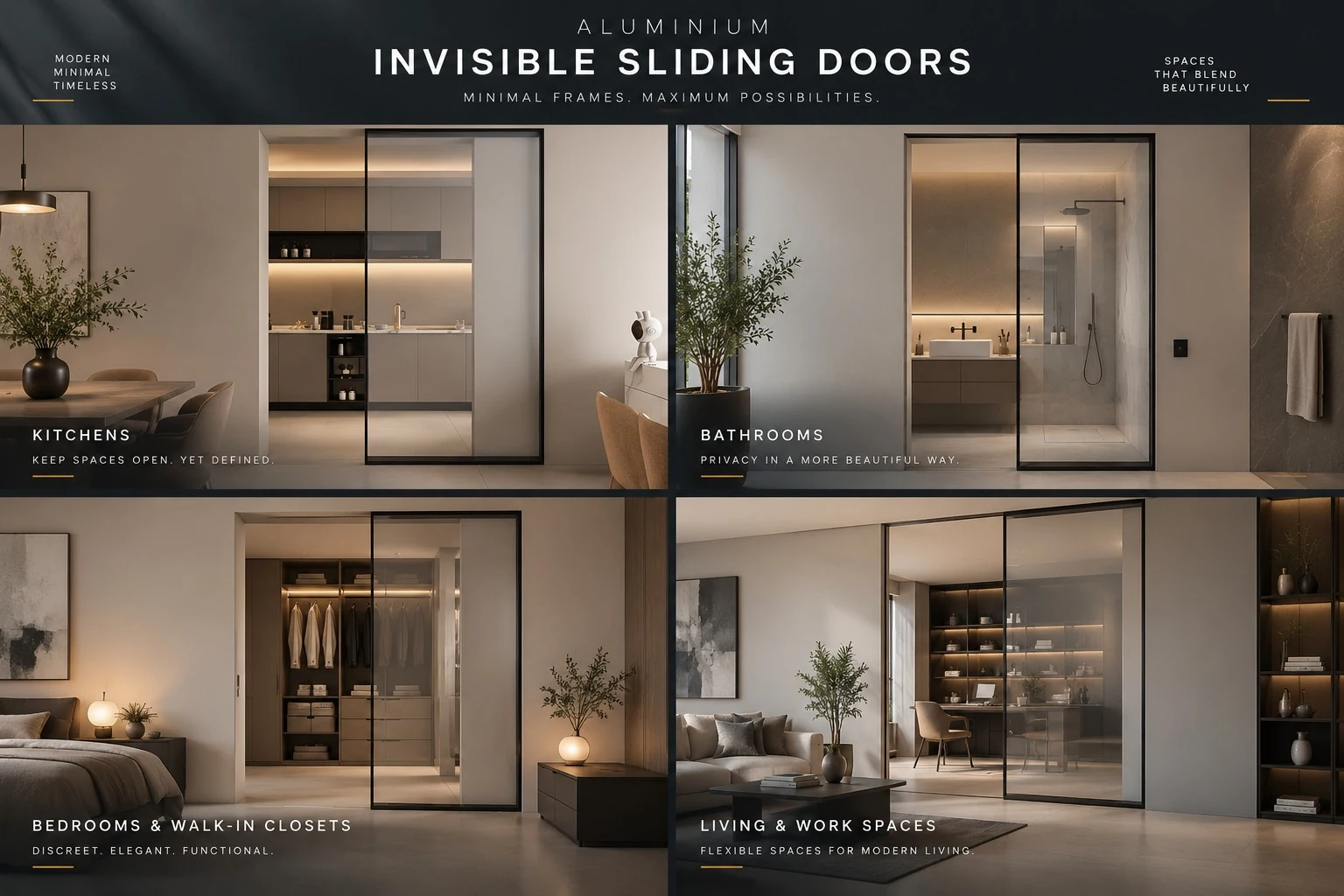 Invisible Sliding Doors Showcase