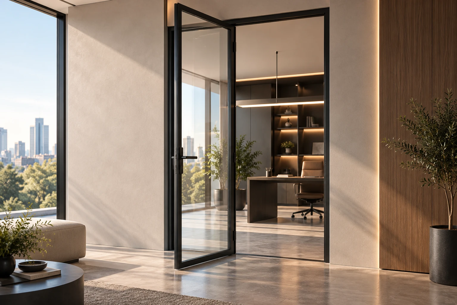 90° Swing Door