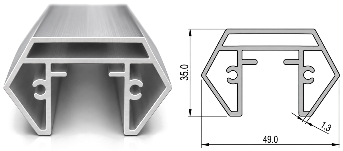 Railing Top Profile 6